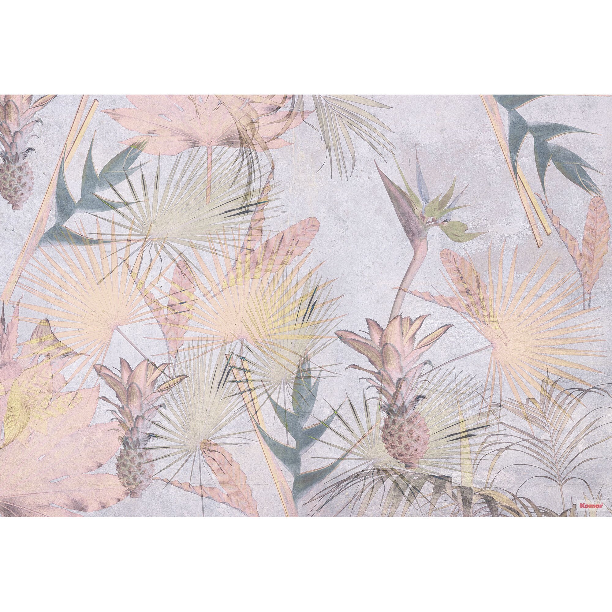 Fototapet abstract Tropical Concret Komar 8-212 Multicolor 368 X 254cm